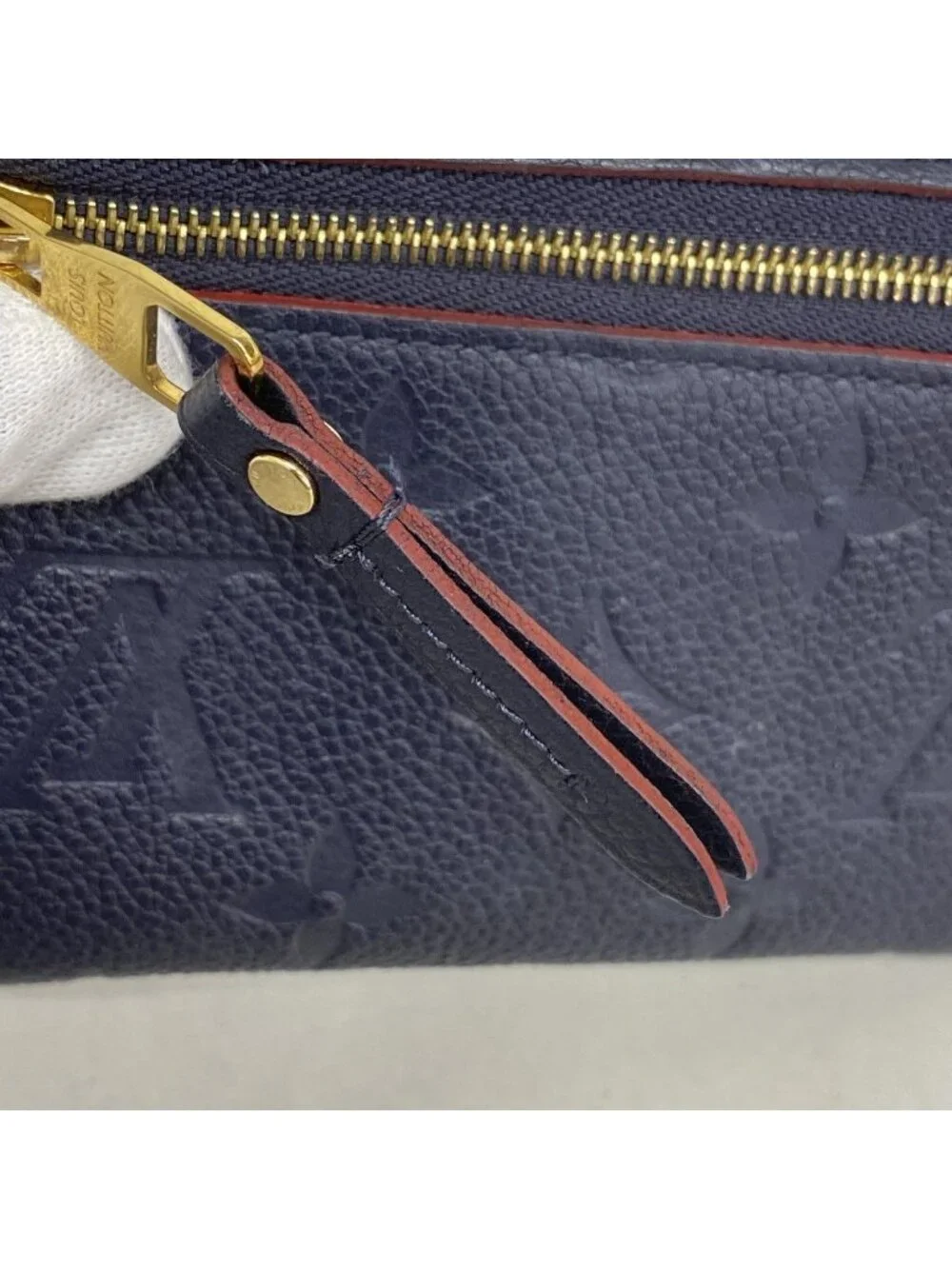 Louis Vuitton Coin Case Monogram Empreinte Pochette Cles Marine